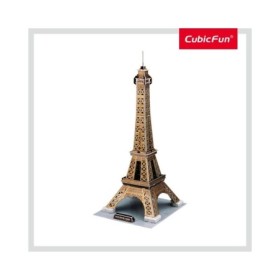 Cubic Fun - Puzzle 3D Turnul Eiffel (Nivel Mediu 39 Piese) Cubic Fun - 1